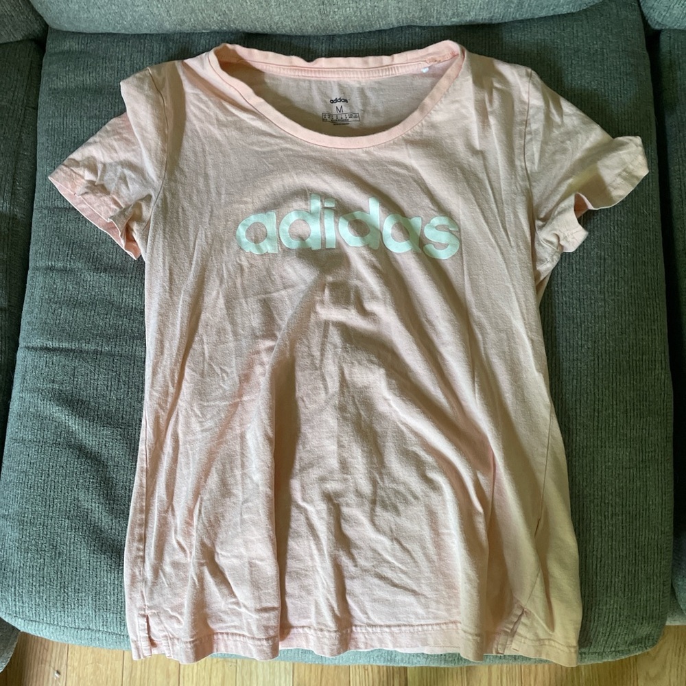 Adidas Light Pink Short Sleeve Tee